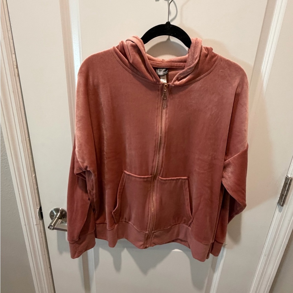 Felina Rose Velvet Hoodie